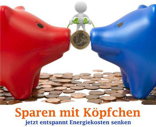 Sparen mit koepfchen